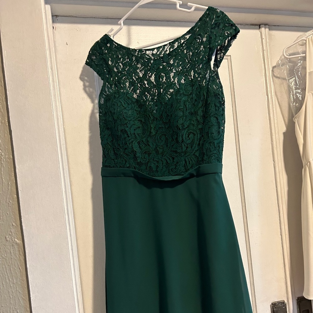 J & B Bridals Green Bridesmaid dress